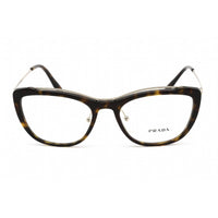 Prada Women's Eyeglasses - Conceptual Havana Plastic/Metal Cat Eye | 0PR 04VV 2AU1O1 ,