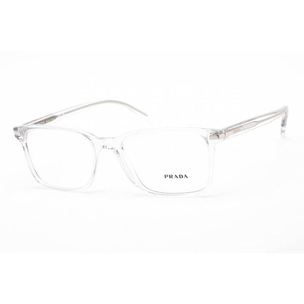 Prada Women's Eyeglasses - Crystal Plastic Rectangular Shape Frame | 0PR 14WV 2AZ1O1 ,
