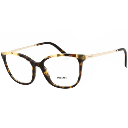 Prada Women's Eyeglasses - Dark Havana Cat-Eye Full-Rim Frame | 0PR 07WV 06N1O1 ,