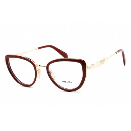 Prada Women's Eyeglasses - Etruscan Marble Plastic/Metal Cat Eye | 0PR 54ZV 15D1O1 ,
