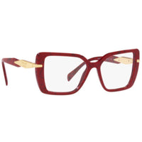 Prada Women's Eyeglasses - Full Rim Etruscan Marble Cat Eye Frame | 0PR03ZV 15D1O1 ,