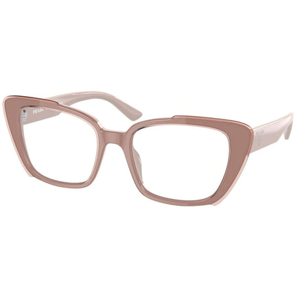 Prada Women's Eyeglasses - Full Rim Pink Alabaster Plastic Cat Eye | 0PR01YV 07V1O1 ,
