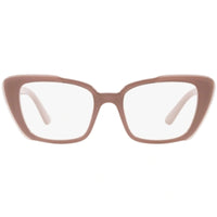 Prada Women's Eyeglasses - Full Rim Pink Alabaster Plastic Cat Eye | 0PR01YV 07V1O1 ,