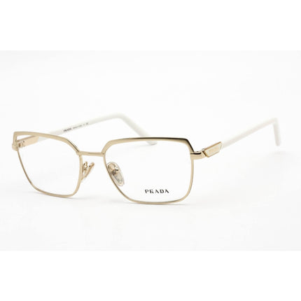 Prada Women's Eyeglasses - Gold Butterfly Metal Full-Rim Frame | 0PR 56YV ZVN1O1 ,