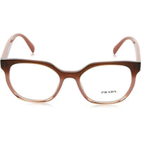 Prada Women's Eyeglasses - Gradient Bordeaux Geometric Frame | PRADA 0PR 02UV VX51O1 ,
