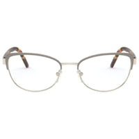 Prada Women's Eyeglasses - Grey Pale Gold Cat Eye Frame | PRADA 0PR 63XV 06B1O153 ,