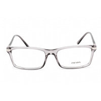 Prada Women's Eyeglasses - Grey Plastic Rectangular Shape Frame | 0PR 03YV 08U1O1 ,