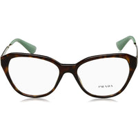 Prada Women's Eyeglasses - Havana Full Rim Cat Eye Frame | PRADA 0PR28SV 2AU1O154 ,