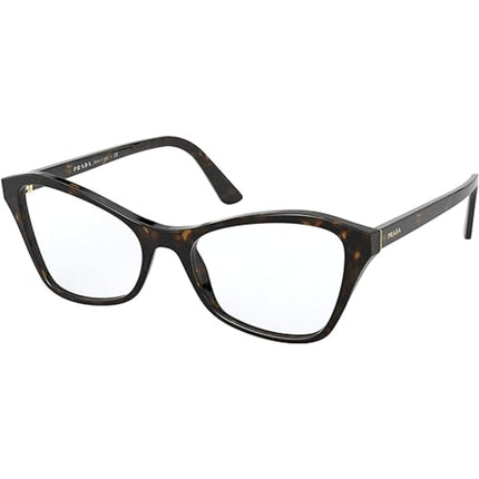 Prada Women's Eyeglasses - Havana Plastic Butterfly Frame | PRADA 0PR 11XV 2AU1O153 ,