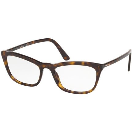 Prada Women's Eyeglasses - Havana Plastic Cat Eye Frame | PRADA 0PR10VV 2AU1O152 ,
