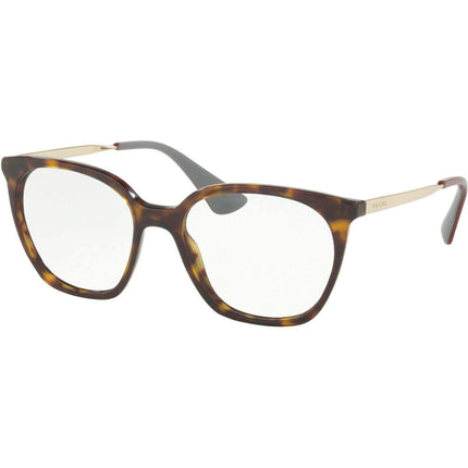 Prada Women's Eyeglasses - Havana Plastic Frame Demo Lens | PRADA 0PR 11TV 2AU1O151 ,