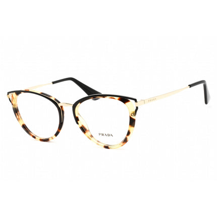 Prada Women's Eyeglasses - Havana Plastic Rectangular Shape Frame | 0PR 53UV 7S01O1 ,