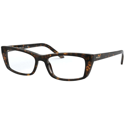 Prada Women's Eyeglasses - Havana Rectangular Full-Rim Frame | PRADA 0PR10XV 2AU1O154 ,