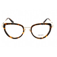 Prada Women's Eyeglasses - Honey Tortoise Plastic/Metal Cat Eye | 0PR 54ZV VAU1O1 ,