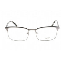 Prada Women's Eyeglasses - Matte Gunmetal Grey Metal Cat Eye Frame | 0PR 54WV 7CQ1O1 ,