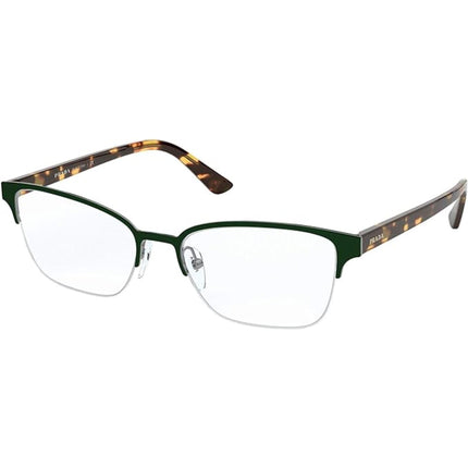 Prada Women's Eyeglasses - Millennials Top Green/Gunmetal | PRADA 0PR 61XV 5531O1 ,