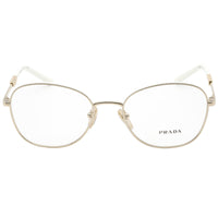Prada Women's Eyeglasses - Pale Gold/Talco Frame Clear Demo Lens | 0PR 64YV 09U1O1 ,