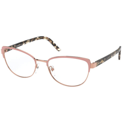 Prada Women's Eyeglasses - Pink and Pink Gold Cat Eye Frame | PRADA 0PR 63XV 03B1O1 ,