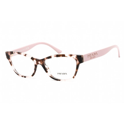 Prada Women's Eyeglasses - Pink Havana Plastic Cat Eye Shape Frame | 0PR 03WV ROJ1O1 ,