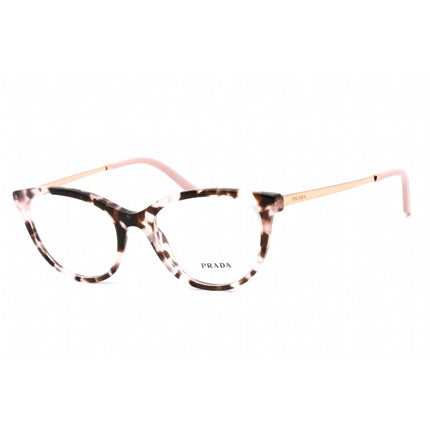 Prada Women's Eyeglasses - Pink Havana Plastic Rectangular Frame | 0PR 17WV ROJ1O1 ,