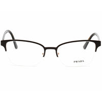 Prada Women's Eyeglasses - Top Brown Rose Gold Rectangular Frame | PR 61XV 3311O1 ,