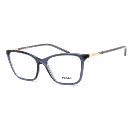 Prada Women's Eyeglasses - Transparent Blue Plastic Cat Eye Frame | 0PR 08WV 06M1O1 ,
