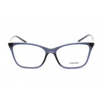 Prada Women's Eyeglasses - Transparent Blue Plastic Cat Eye Frame | 0PR 08WV 06M1O1 ,
