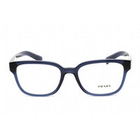 Prada Women's Eyeglasses - Transparent Blue Plastic Square Frame | 0PR 04YV 08Q1O1 ,
