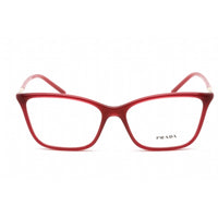 Prada Women's Eyeglasses - Transparent Burgundy Plastic Cat Eye | 0PR 08WV 2BM1O1 ,