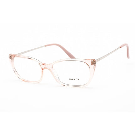 Prada Women's Eyeglasses - Transparent Rose Pink Plastic Cat Eye | 0PR 14XV 5381O1 ,