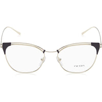 Prada Women's Eyeglasses - Violet Pale Gold Cat Eye Frame | PRADA 0PR62UV YC01O151 ,