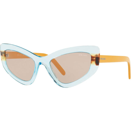 Prada Women's Sunglasses - Azure Medium Havana Plastic Frame | PRADA 0PR 11VS 4704I255 ,