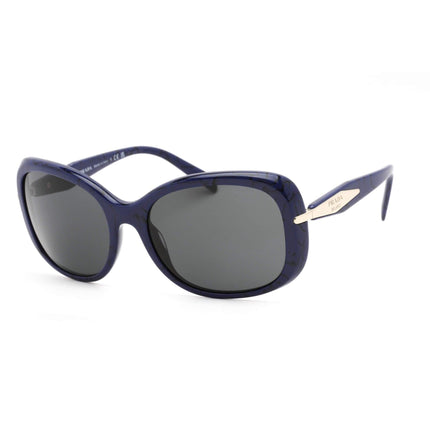 Prada Women's Sunglasses - Baltic Marble Frame Dark Grey Lens | 0PR 04ZS 18D5S0 ,