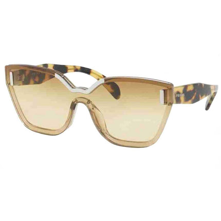 Prada Women's Sunglasses - Beige Plastic Cat Eye Frame | PRADA 0PR16TS VIR1G048 ,