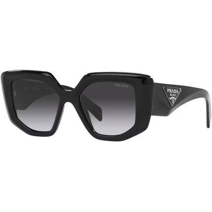 Prada Women's Sunglasses - Black Butterfly Frame Grey Gradient Lens | 14ZSF 1AB09S ,