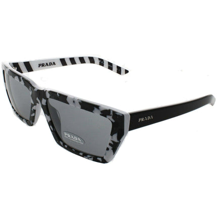 Prada Women's Sunglasses - Black Plastic Cat Eye Frame | PRADA 0PR04VS 4433C257 ,