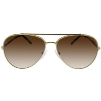 Prada Women's Sunglasses - Brown Gradient Lens Gold Full-Rim Frame | 66XS-ZVN6S157 ,