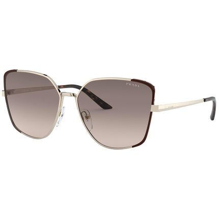 Prada Women's Sunglasses - Brown Gradient Lens Irregular Frame | 0PR 60XS KOF3D0 ,
