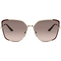 Prada Women's Sunglasses - Brown Gradient Lens Irregular Frame | 0PR 60XS KOF3D0 ,