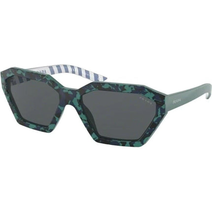Prada Women's Sunglasses - Camouflage Green Plastic Frame | PRADA 0PR 03VS 4456Q057 ,