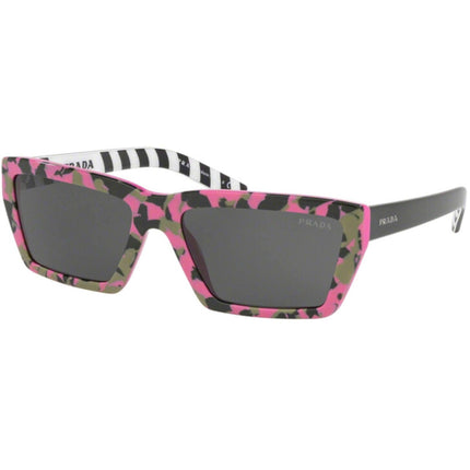 Prada Women's Sunglasses - Camouflage Pink Rectangular Frame | PRADA 0PR 04VS 4625S057 ,