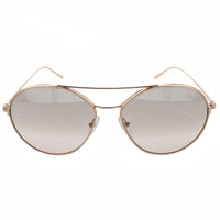 Prada Women's Sunglasses - Conceptual Pink Gold Metal Full-Rim Frame | 56US-SVF20455 ,