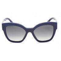 Prada Women's Sunglasses - Full Rim Baltic Marble Plastic Cat Eye | 0PR 17ZS 18D5W1 ,