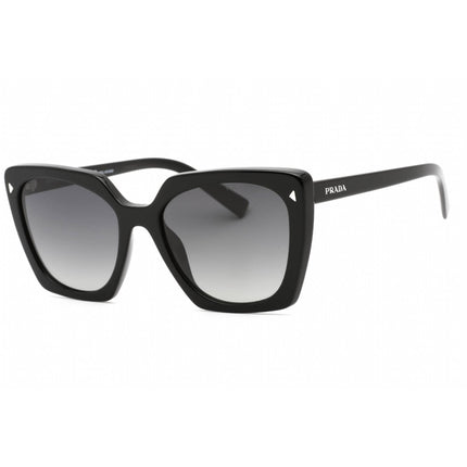 Prada Women's Sunglasses - Full Rim Black Plastic Butterfly Frame | 0PR 23ZS 1AB5W1 ,