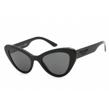Prada Women's Sunglasses - Full Rim Black Plastic Cat Eye Frame | 0PR 13YS 1AB5S0 ,