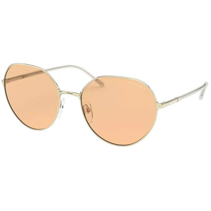 Prada Women's Sunglasses - Full Rim Pale Gold Metal Frame | PRADA 0PR 65XS ZVN09D ,