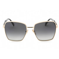 Prada Women's Sunglasses - Full Rim Pale Gold Metal Square Frame | 0PR 64ZS ZVN5W1 ,