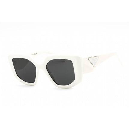 Prada Women's Sunglasses - Full Rim White Plastic Cat Eye Frame | 0PR 14ZS 1425S0 ,