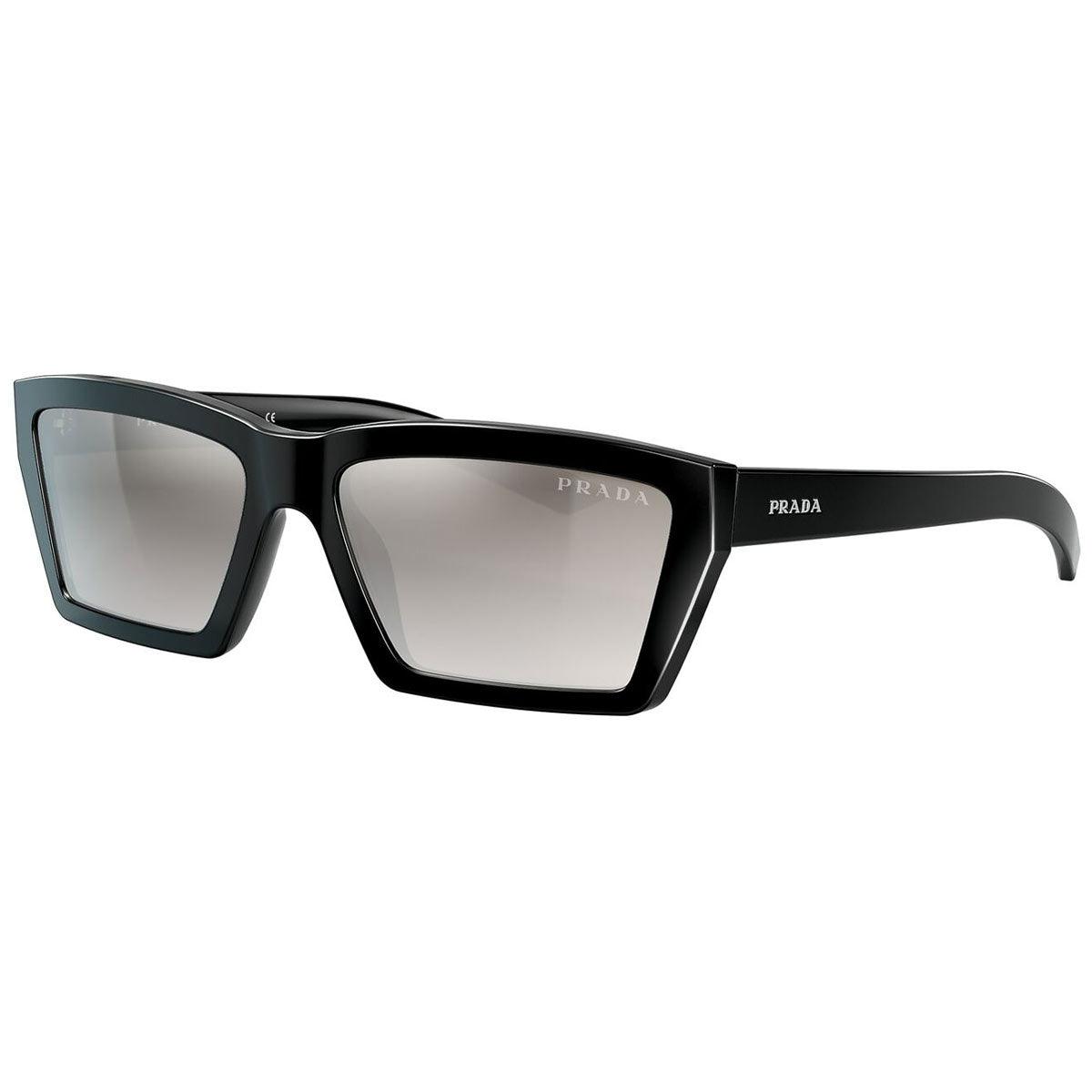 Prada Women\'s Silver and Black Sunglasses Prada SPR C07 Butterfly Sunglasses | Fashion Eyewear US main image 3