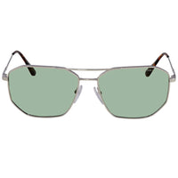 Prada Women's Sunglasses - Green Lens Silver Metal Full-Rim Frame | 64XS-1BC02D60 ,